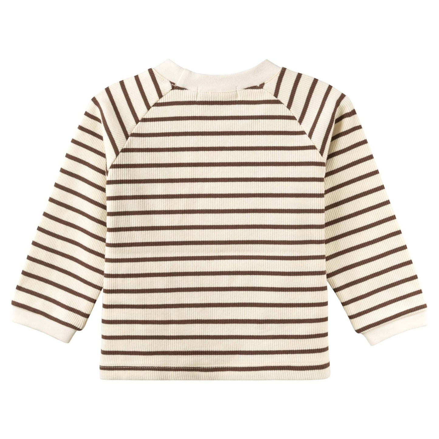 Designer Kidz - Jack Rib Stripe Top - Chestnut