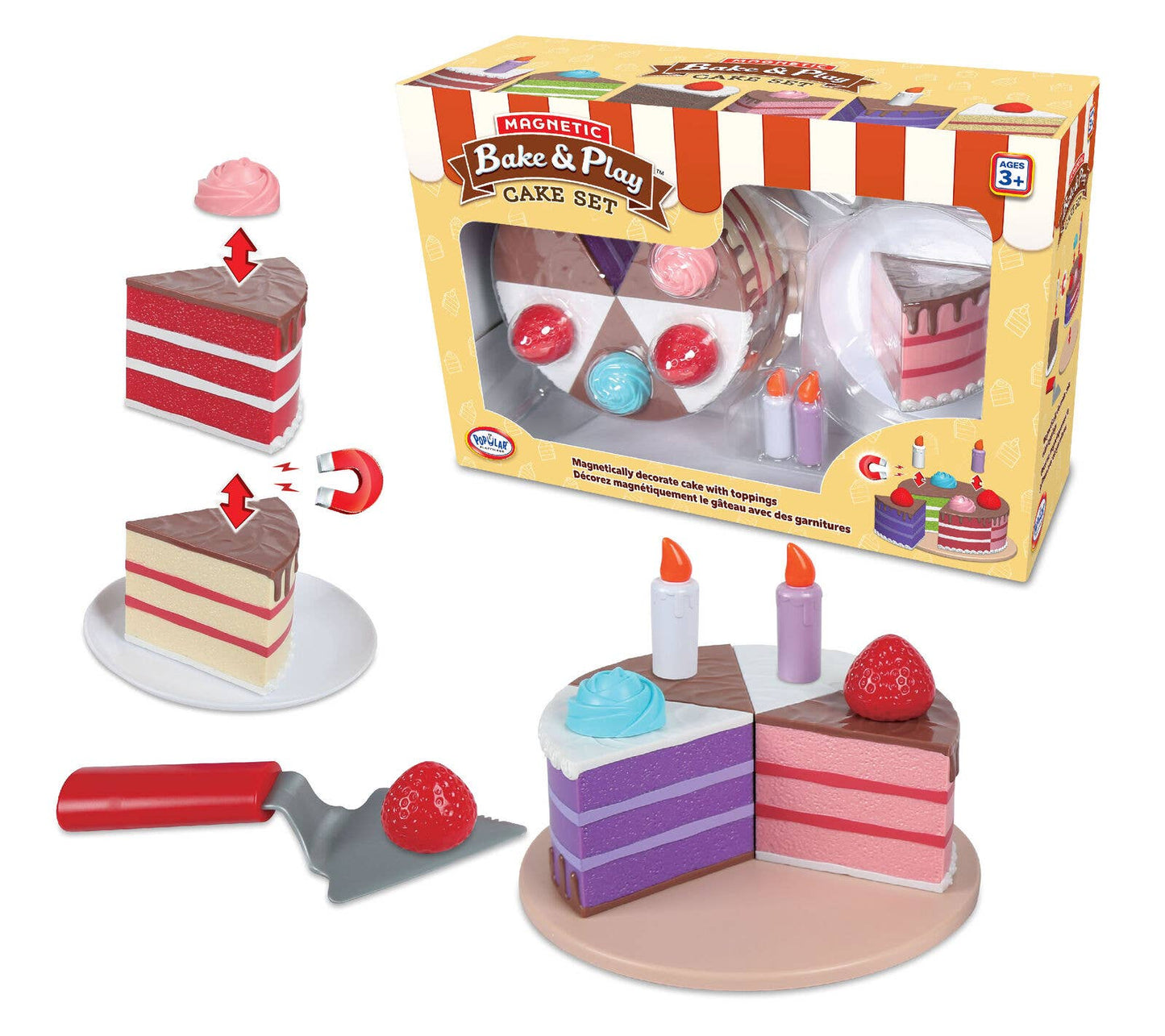 Leisure Learning Pty Ltd - Magnetic Bake & Play Cake Set