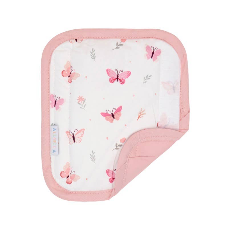 All4Ella - Reversible Harness Covers - Sweet Butterfly