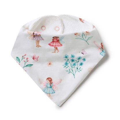 Snuggle Hunny - Fairy Garden Organic Dribble Bib