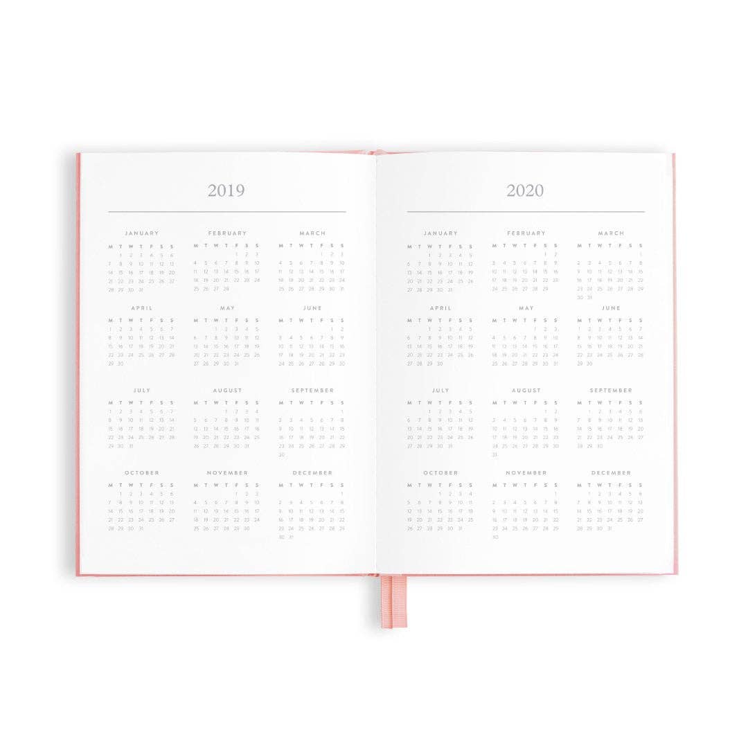 Fox & Fallow - The Traveller Mini Travel Diary - Dusty Rose