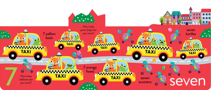 Lake Press - Chunky Scenes Board Book - My First Numbers - On The Go
