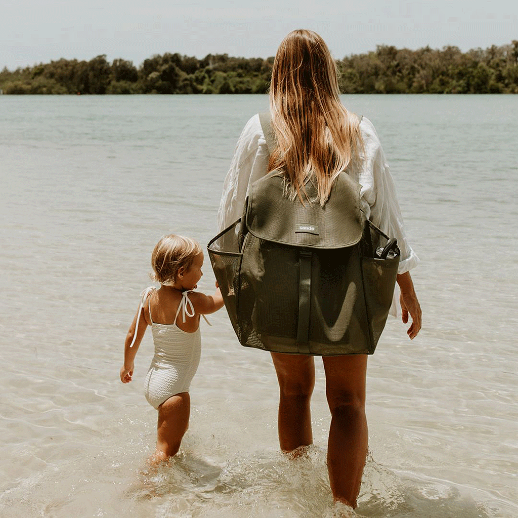 Sande™ AU - Beach Hauler™ Mesh Backpack - Pandanus
