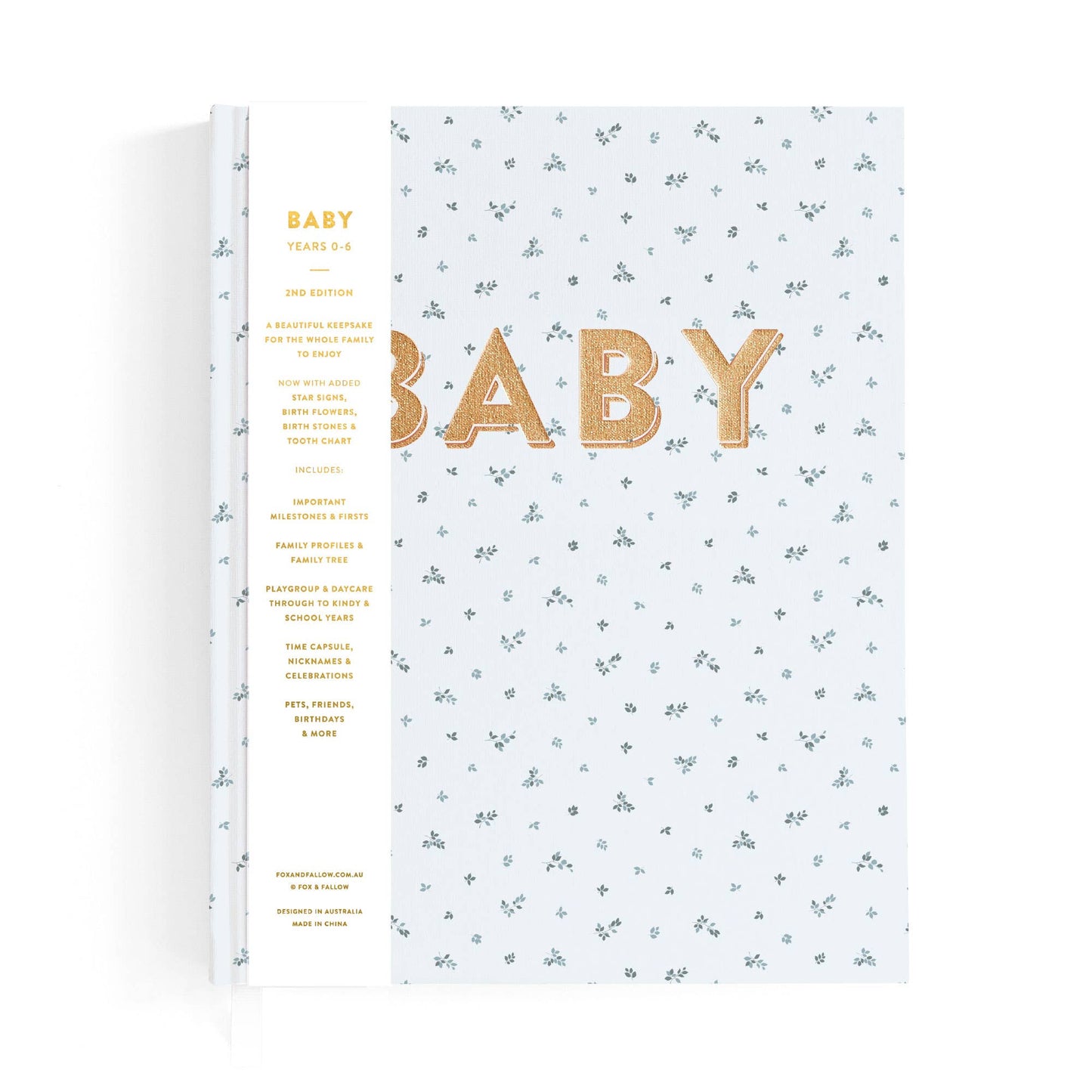 Fox & Fallow - Baby Book Bluebell