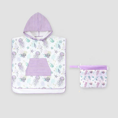 LESIMO -  Sand Free Kids Hooded Towel - Jelly Joy