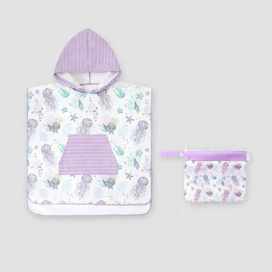 LESIMO -  Sand Free Kids Hooded Towel - Jelly Joy