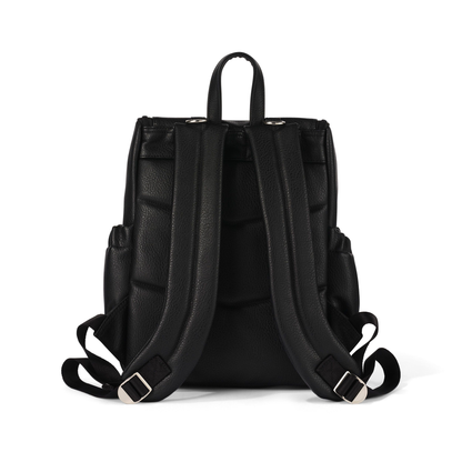OiOi - Mini Signature Backpack - Black Vegan Leather