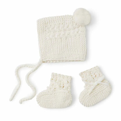 Snuggle Hunny - Ivory Merino Wool Bonnet & Bonnets