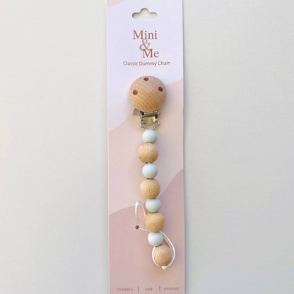 Cuddle Bug & Co - Mini & Me Classic Dummy Chain Ice Blue