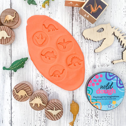Wild Dough Playdough - Sunset Orange Playdough (w/s)