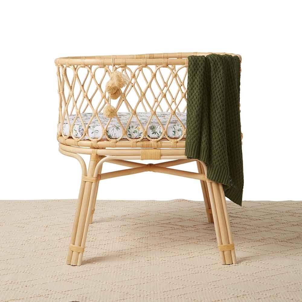 Snuggle Hunny - Eucalypt Bassinet Sheet / Change Pad Cover