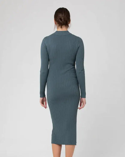Ripe Maternity - Nella Rib Nursing Knit Dress