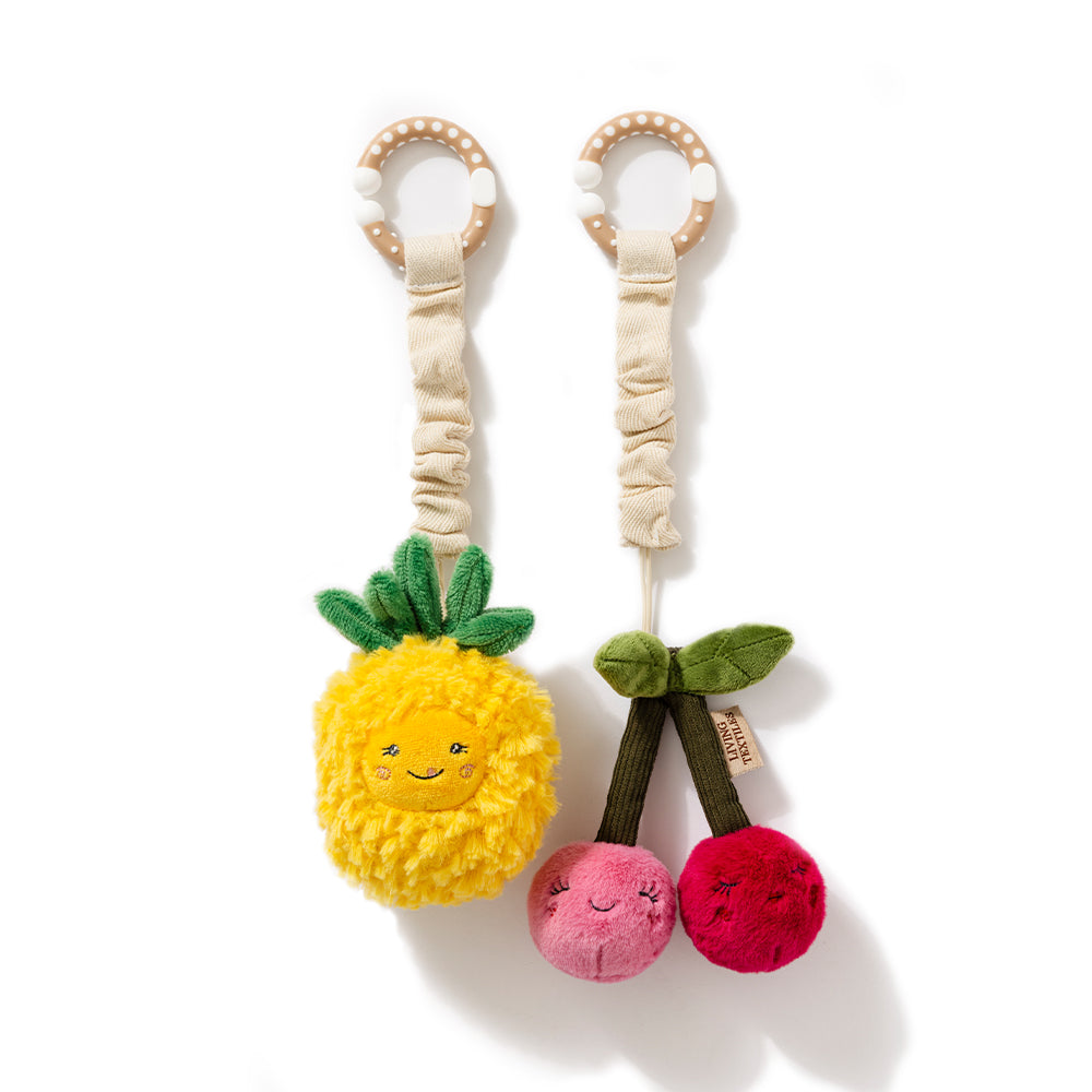 Living Textiles Mini Market Brunch Stroller Toys Pineapple and Cherries