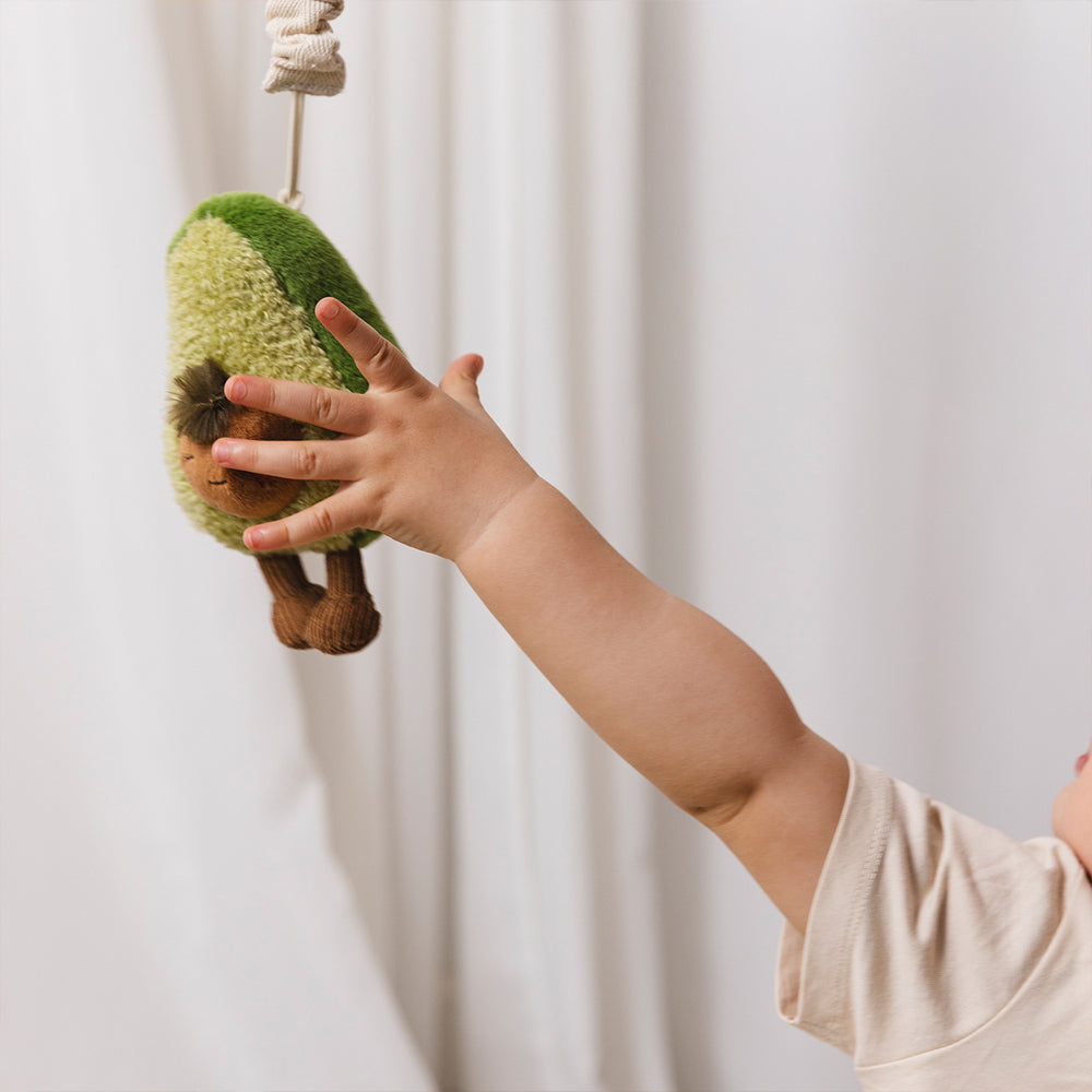Avocado stroller toy detail
