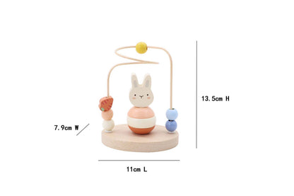 ToysLink - Wooden Koala & Bunny Stacking Bead Maze