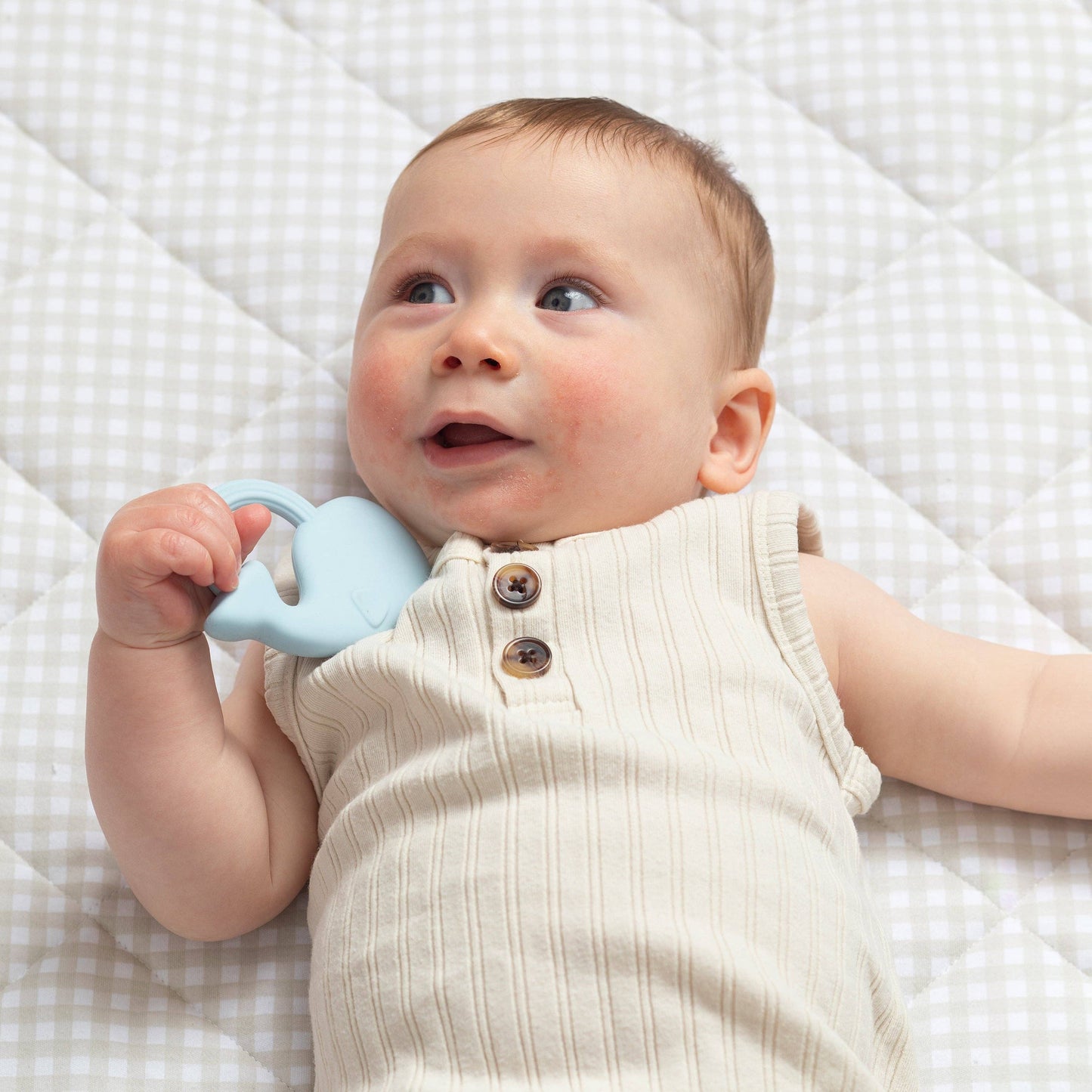 Living Textiles - 2pk Silicone Teether - Whale & Cloud