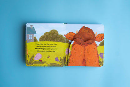 Brown Paper Fox - Peek-a-Boo Missy Moo! Lift-the-Flap Board Book