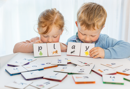 Learn and Grow Toys - Learn & Grow Toys - Magnetic Tile Topper - Alphabet Lower Case