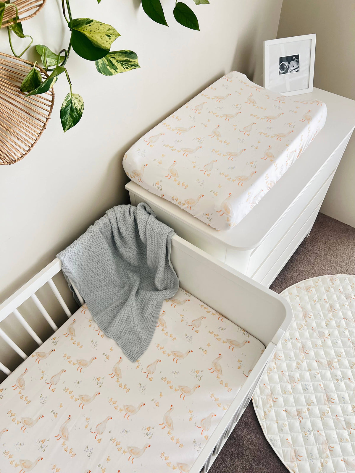 Cot Sheet Goosey Gander