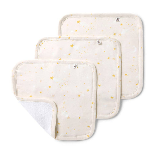 Snuggle Hunny - Stardust Organic Wash Cloths - 3 Pack