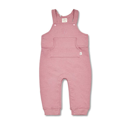 Snuggle Hunny - Jewel Pink Organic Joey Overalls