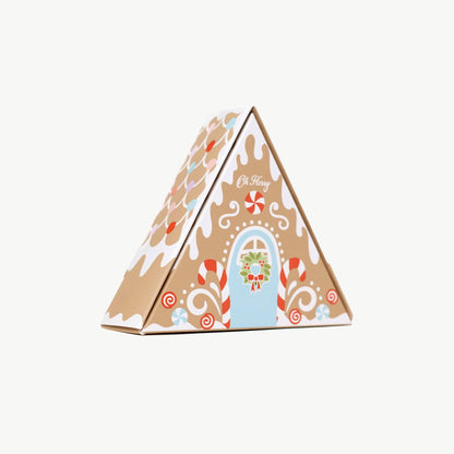 Oh Flossy - Oh Flossy Christmas Gingerbread House Mini Mani Set