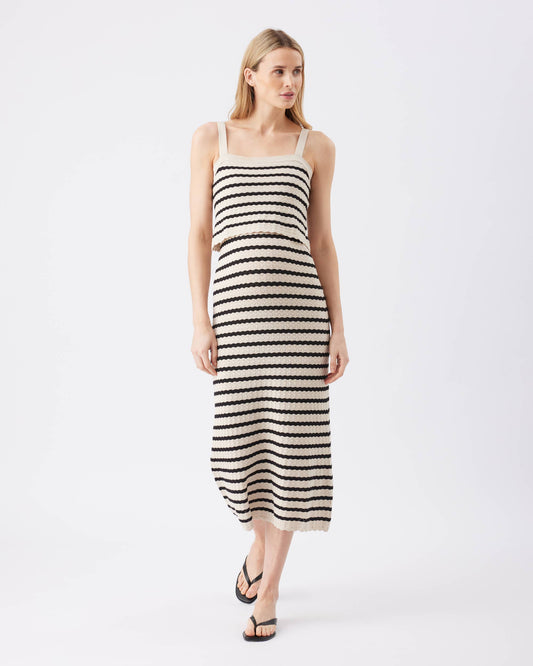 Ripe Maternity - Pointelle Knit Nursing Dress