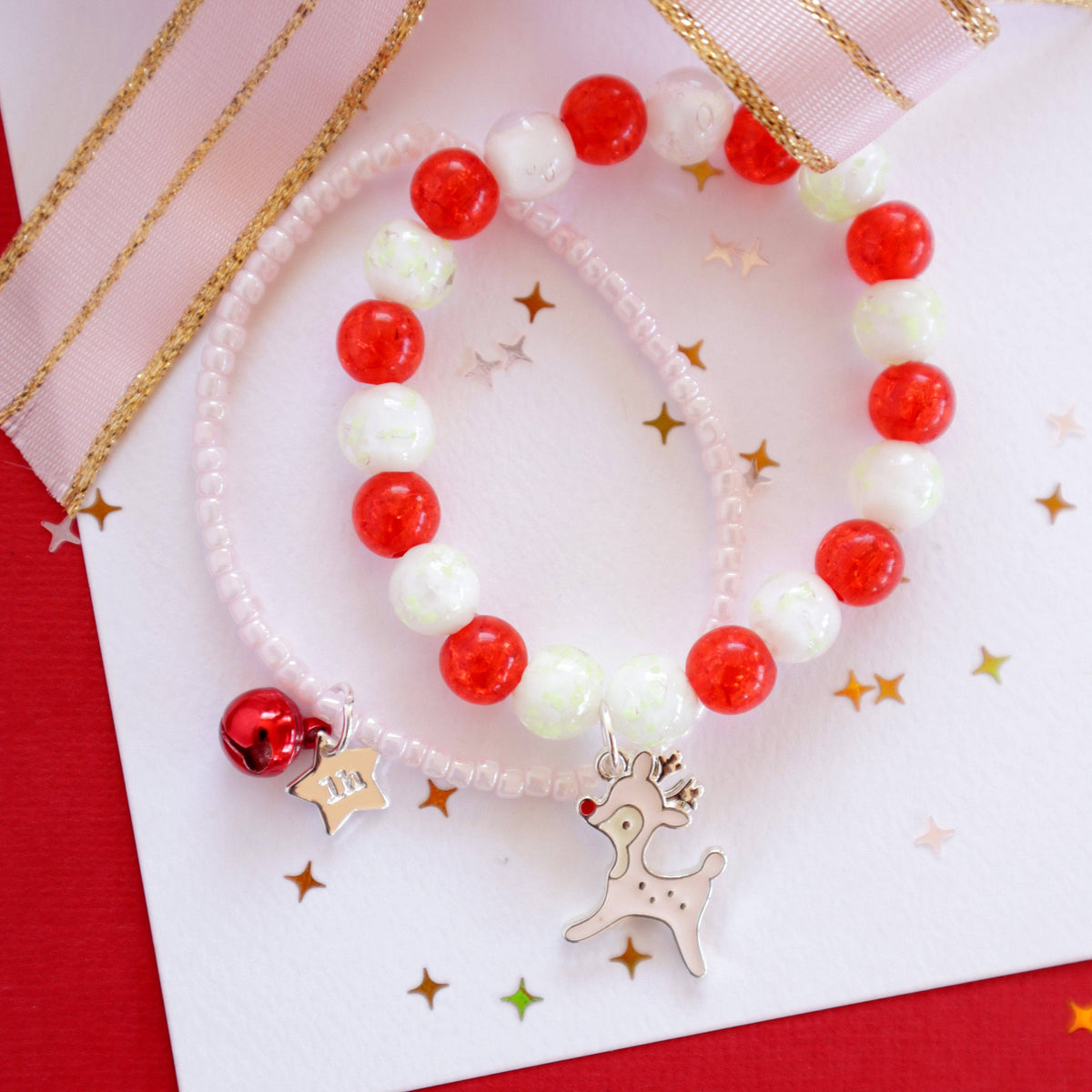 Lauren Hinkley Australia - Jingle Bell Reindeer Bracelet Set