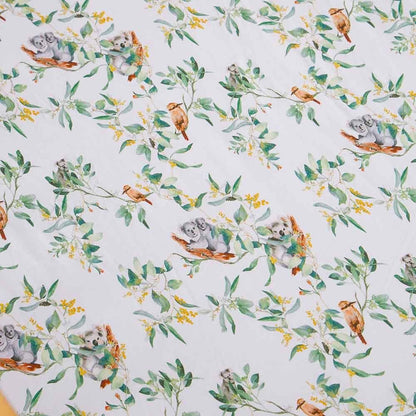 Snuggle Hunny - Eucalypt Bassinet Sheet / Change Pad Cover