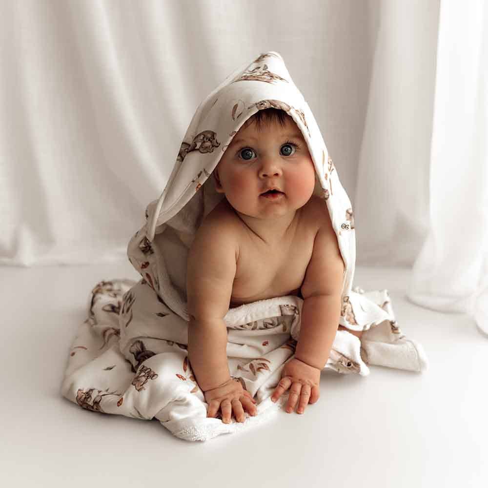 Snuggle Hunny - Koala Organic Hooded Baby Towel