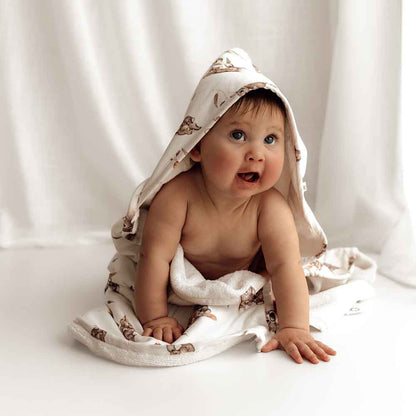 Snuggle Hunny - Koala Organic Hooded Baby Towel