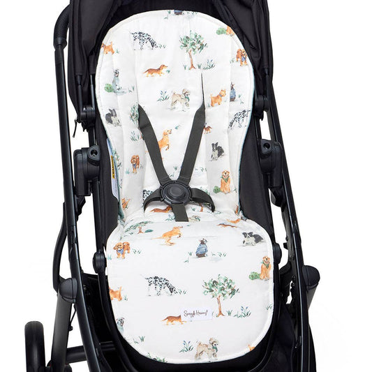 Snuggle Hunny - Dog Park Universal Organic Pram Liner