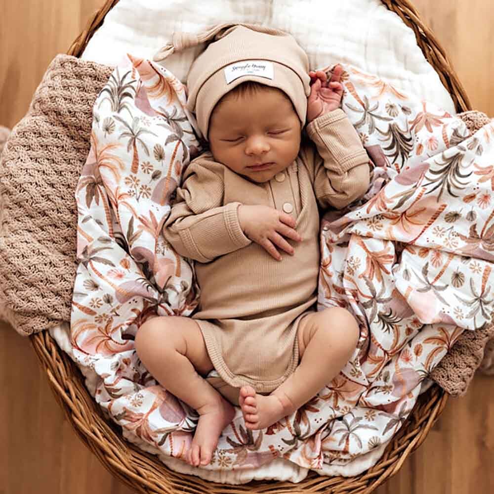 Snuggle Hunny - Pebble Long Sleeve Organic Bodysuit