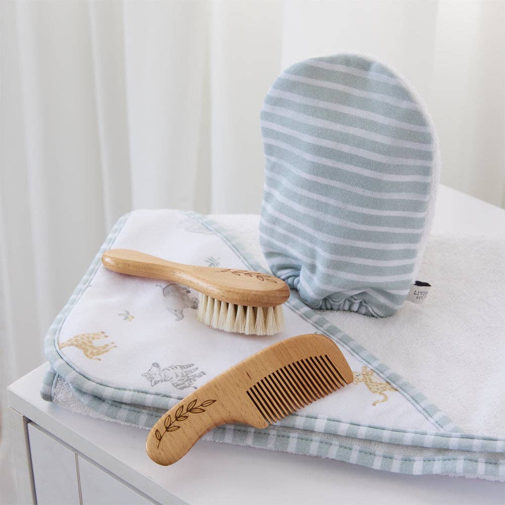 Living Textiles - 4pc Baby Bath Gift Set - Roam & Roar