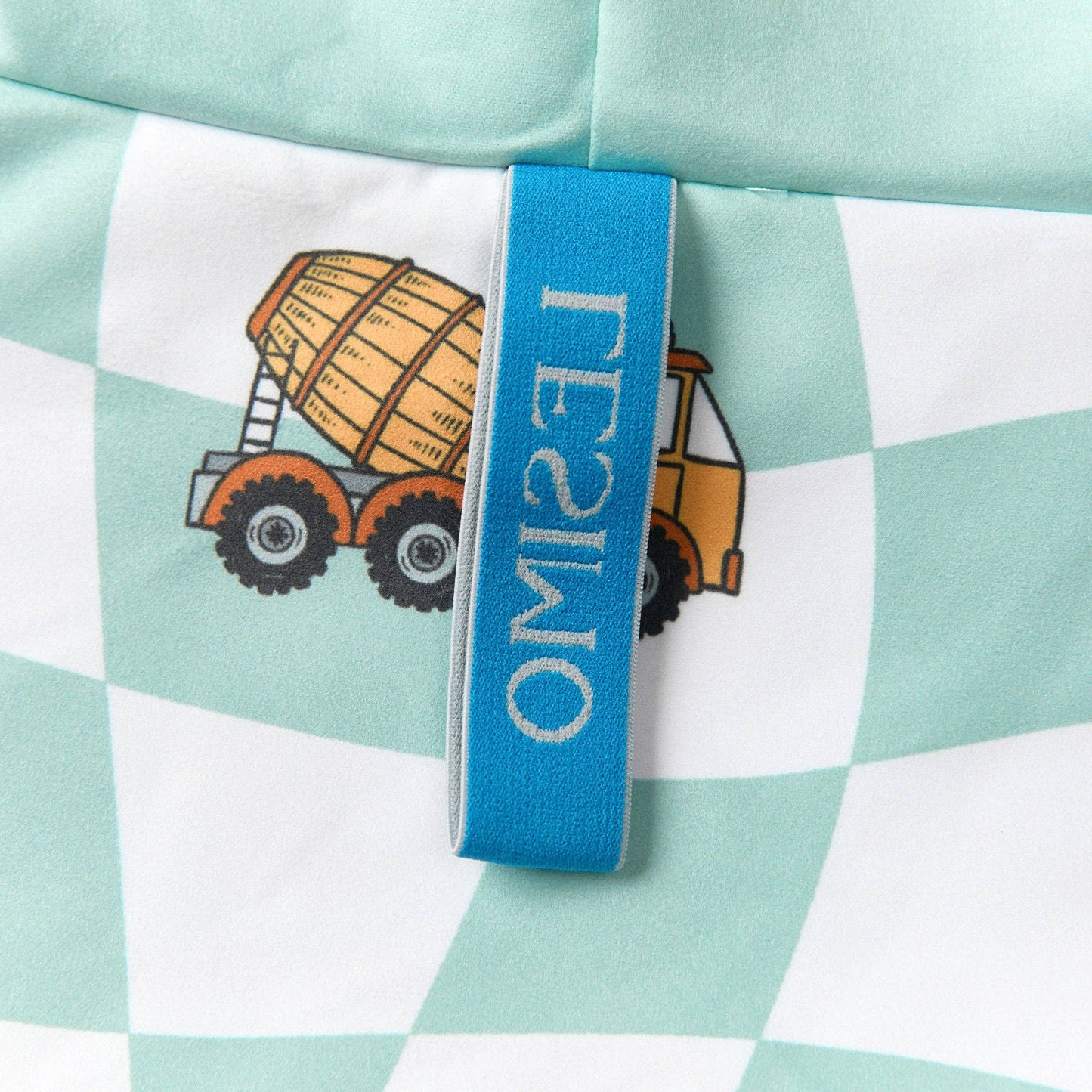 LESIMO - Sand Free Kids Hooded Towel - Busy Trucks