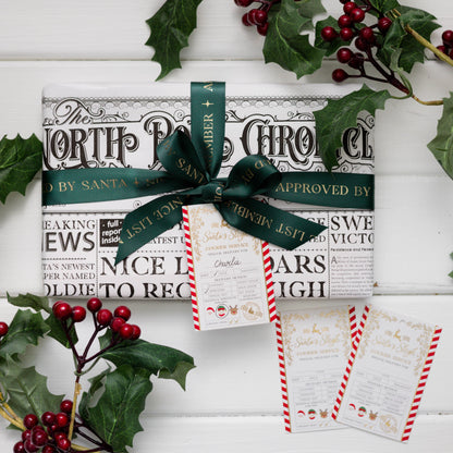 Black Bow Studio - Santa's Sleigh Express Christmas Gift Tags - Set of 6