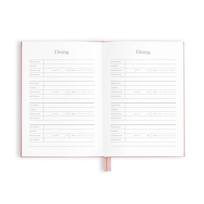 Fox & Fallow - The Traveller Mini Travel Diary - Dusty Rose