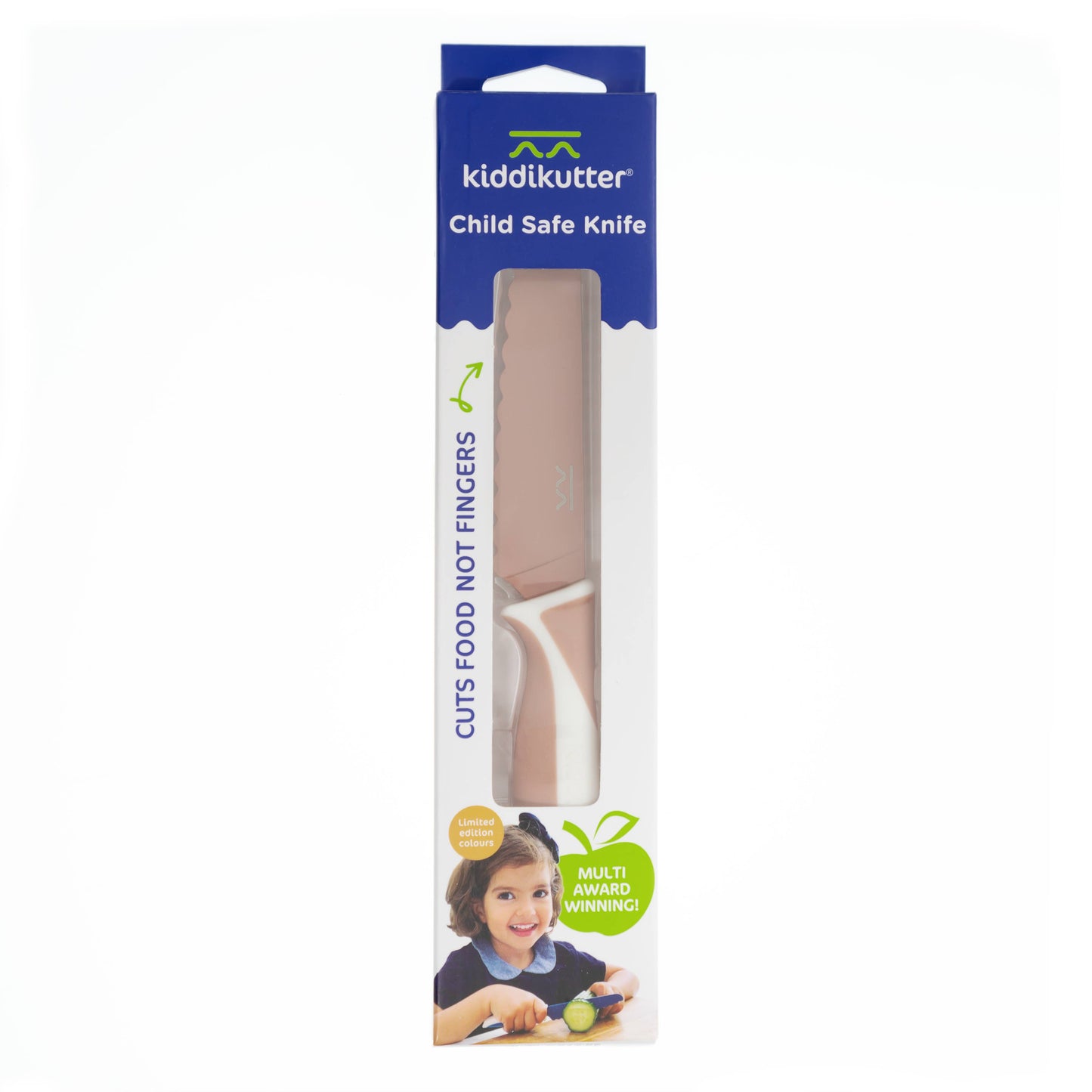 KiddiKutter child safe knife - KiddiKutter child safe knives DUSKY ROSE
