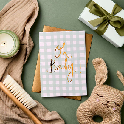 Gabrielle & Celine Greeting Cards Australia - New Baby Greeting Card | Sustainable Minimal Design