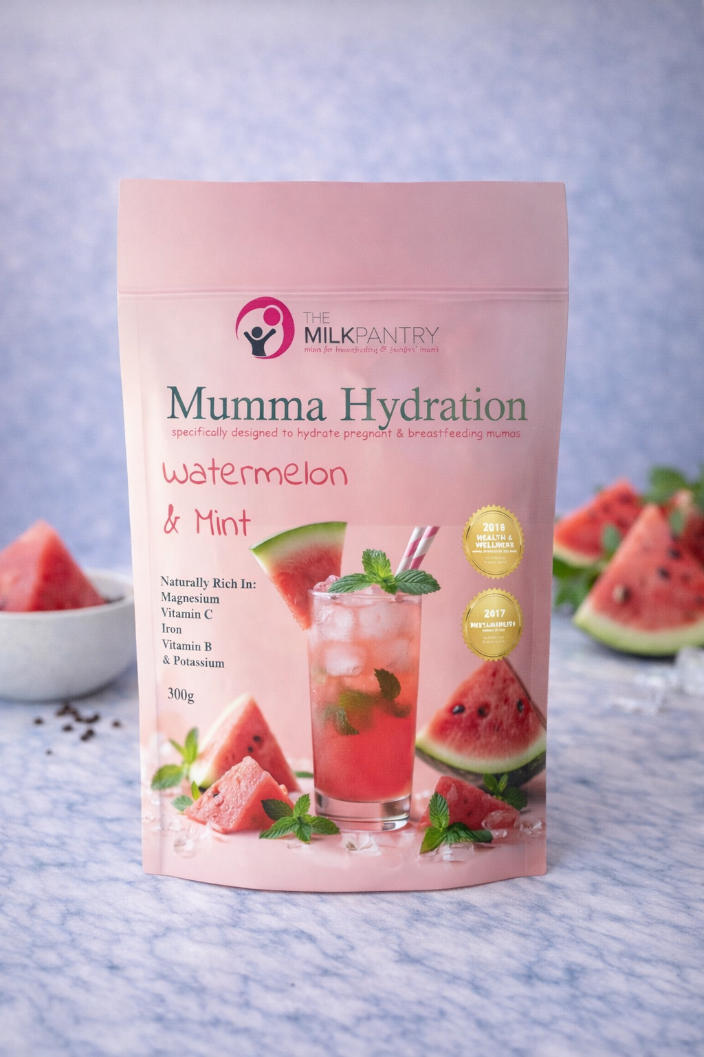The Milk Pantry - Mumma Hydration - Watermelon & Mint 300g🍉🌿