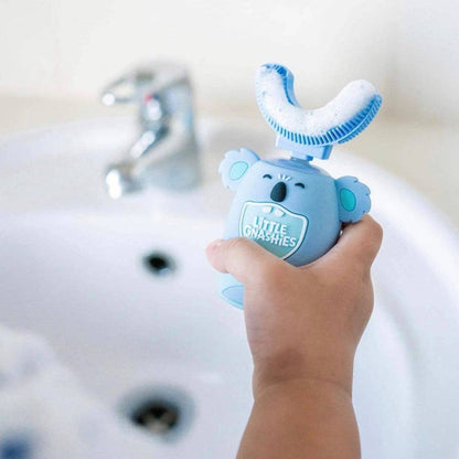 Little Gnashies - U Shaped Electric Toothbrush - Blue