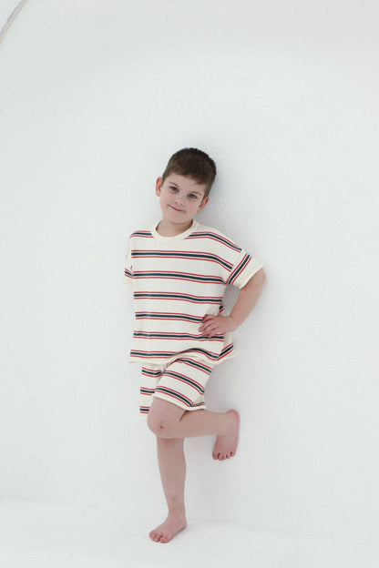 FRECKLES the label - Pre-Order Retro Stripe Knit SET | Double Stripe