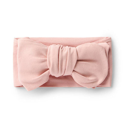 Snuggle Hunny - Lullaby Pink Organic Oversized Bow