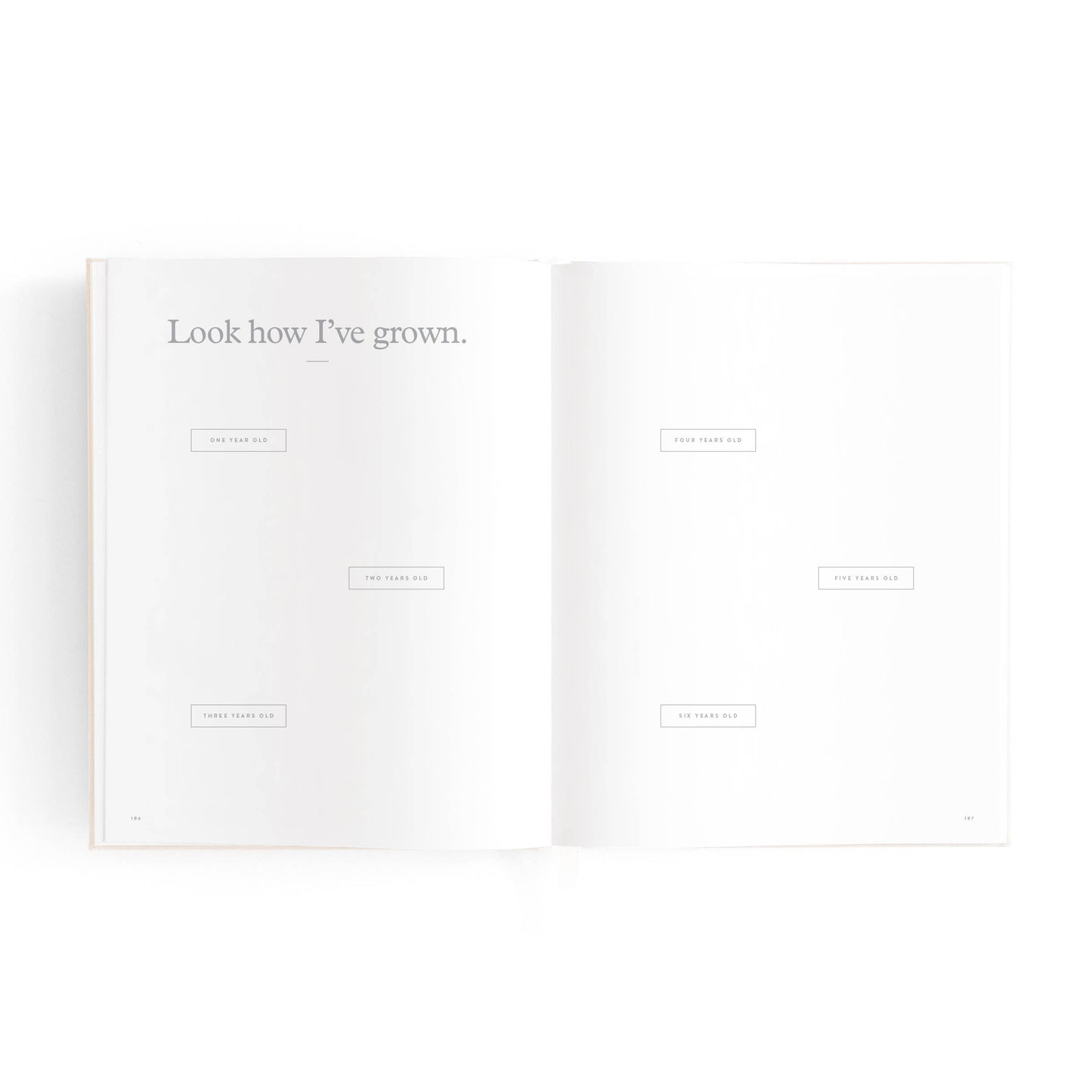 Fox & Fallow - Mini Baby Book Oatmeal