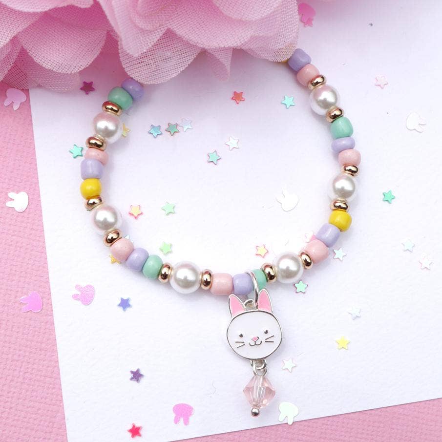 Lauren Hinkley Australia - B24140 - Tea Party Bunny Elastic Bracelet (PK2)