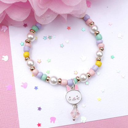 Lauren Hinkley Australia - B24140 - Tea Party Bunny Elastic Bracelet (PK2)