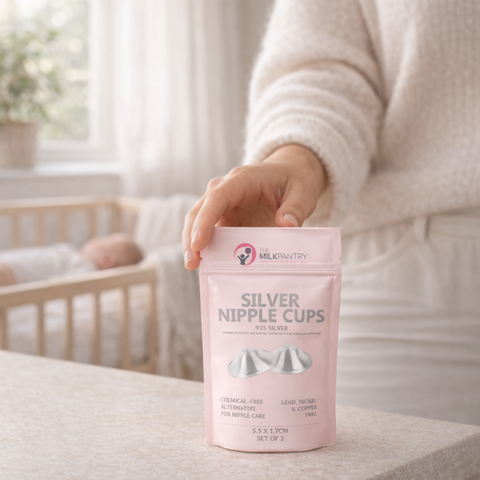 The Milk Pantry - Silver Nursing Cups