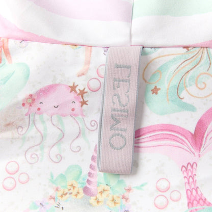 LESIMO - Sand Free Kids Hooded Towel - Mermaid Melody
