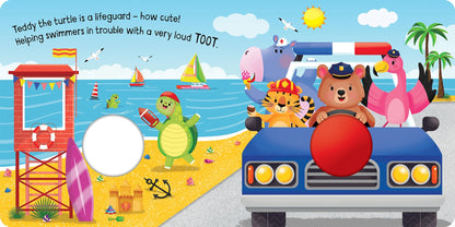 Beep Beep Rescue squeaker detail