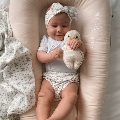 Elke & Indigo - Bamboo/Organic Cotton Willow Bodysuit - Soft Lilac